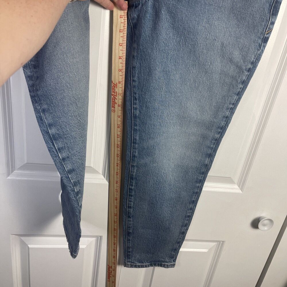 Good American High Rise Good Mom Jeans Womens Size 2/26 Medium Wash‎ Oversized - Picture 5 of 16